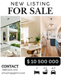 Set of 4 Classic Property Brochures Canva Real Estate Templates